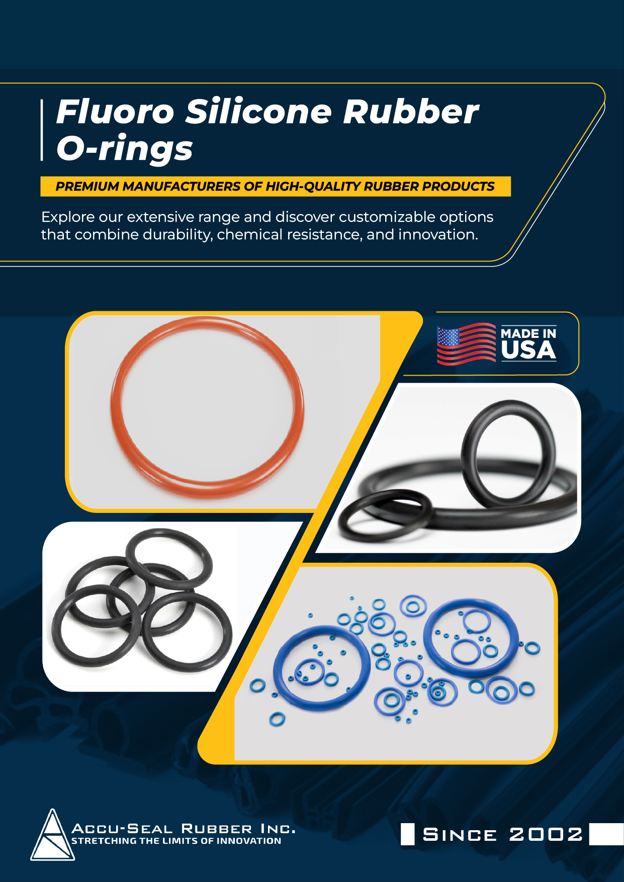 Fluoro Silicone Rubber O-rings