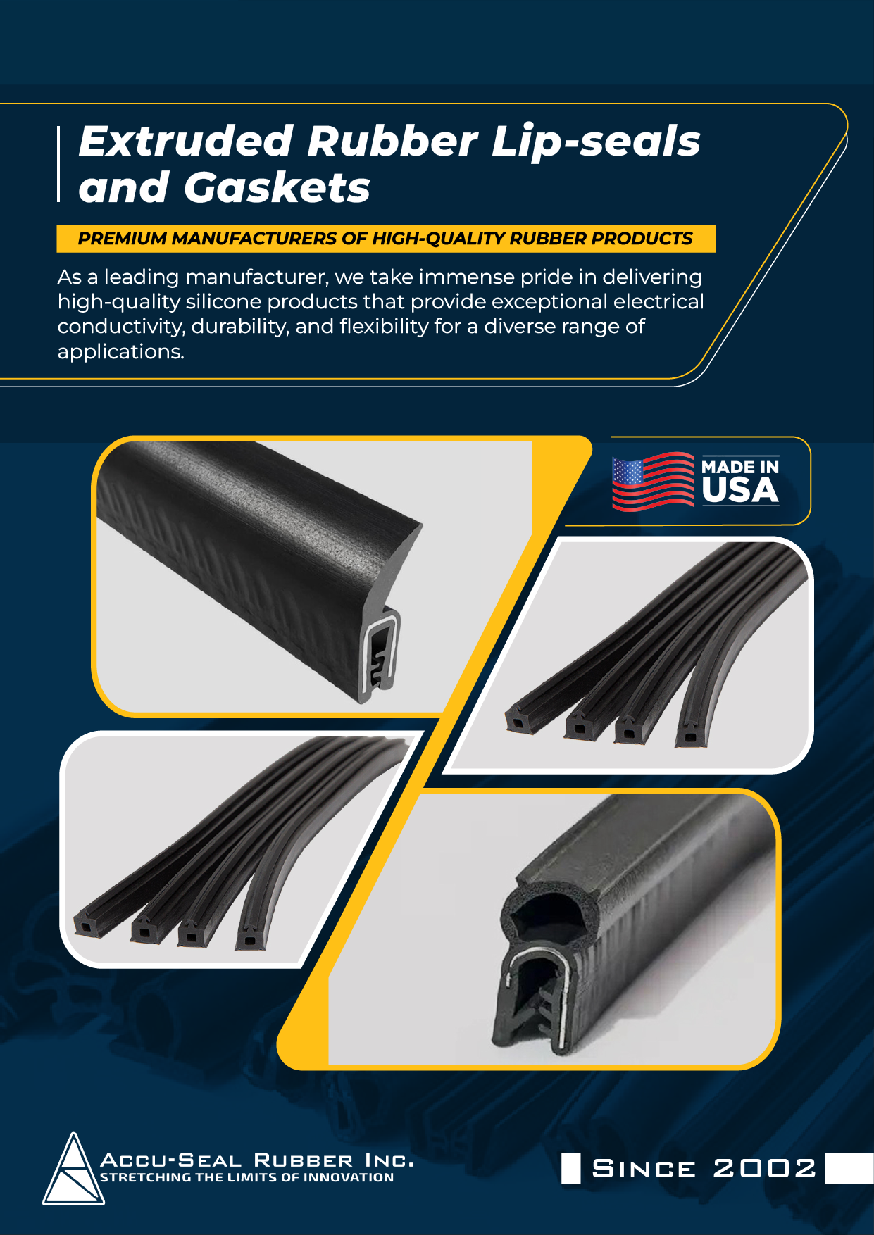 Extruded Rubber Lip-seals and Gaskets