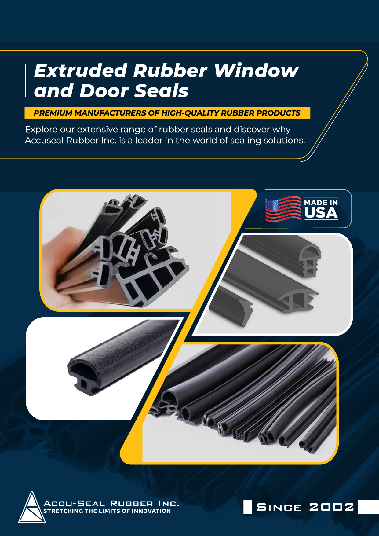 Extruded Rubber Window and Door Seals