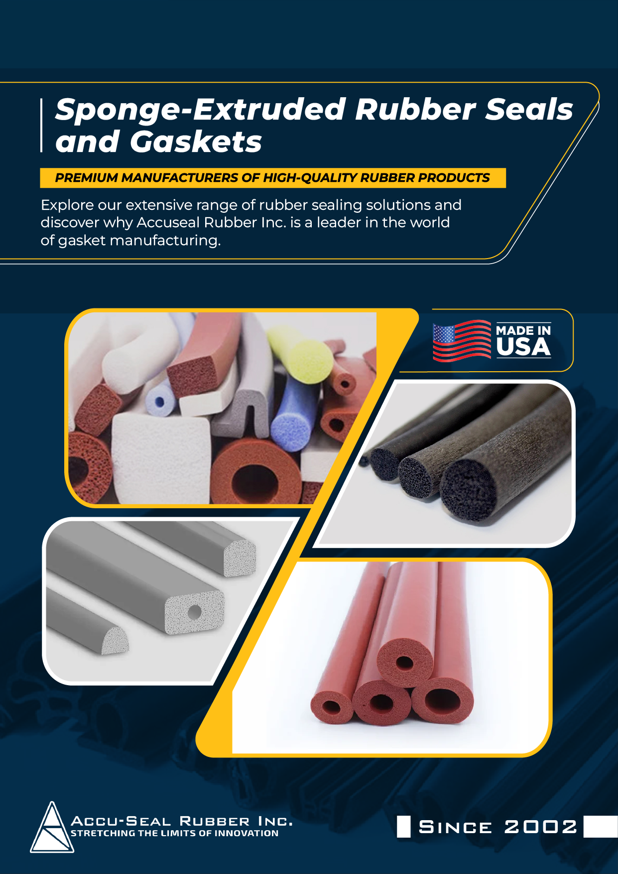 Sponge Extruded Rubber Seals and Gaskets